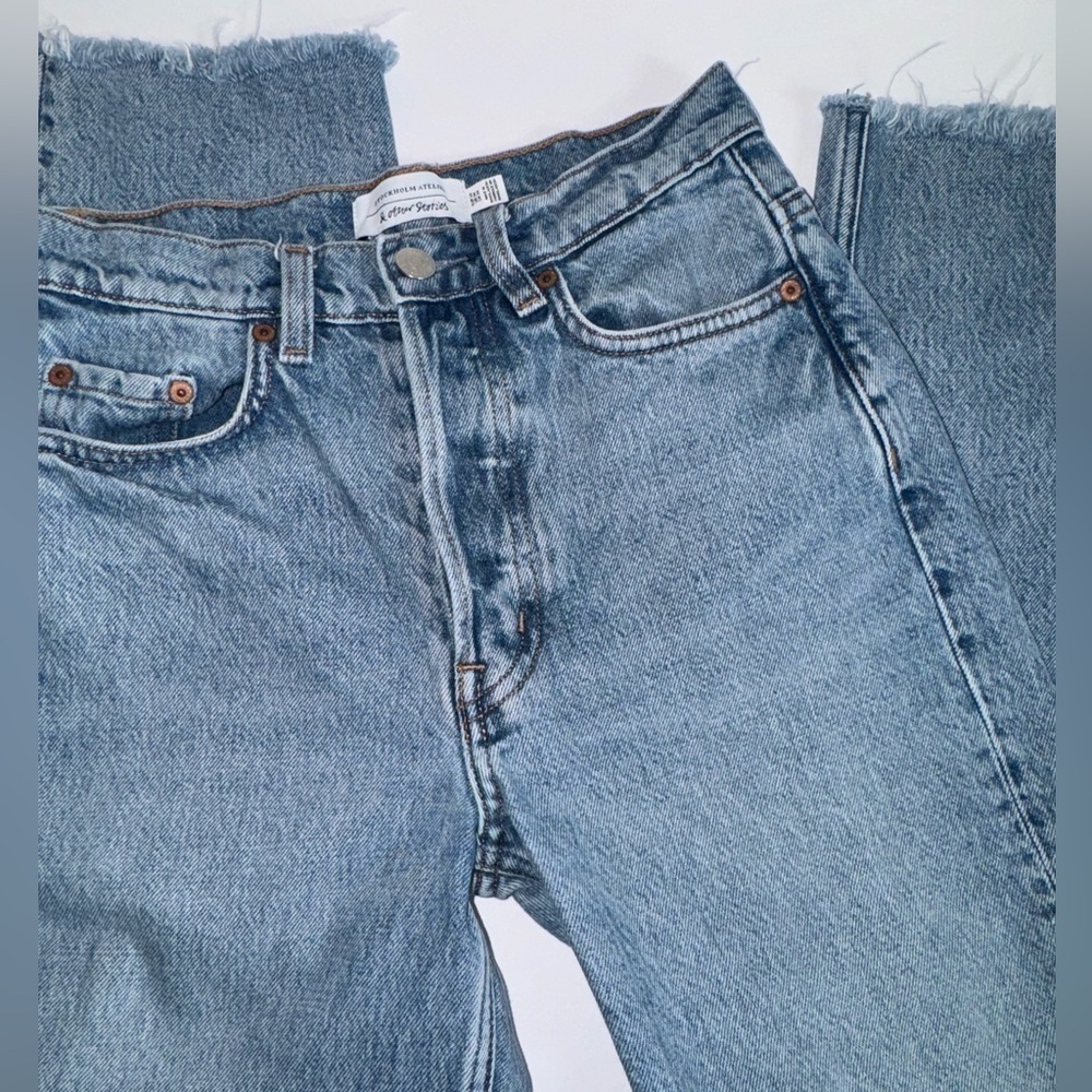 Stockholm Atelier & other stories women size 24 high rise jeans Straight Leg